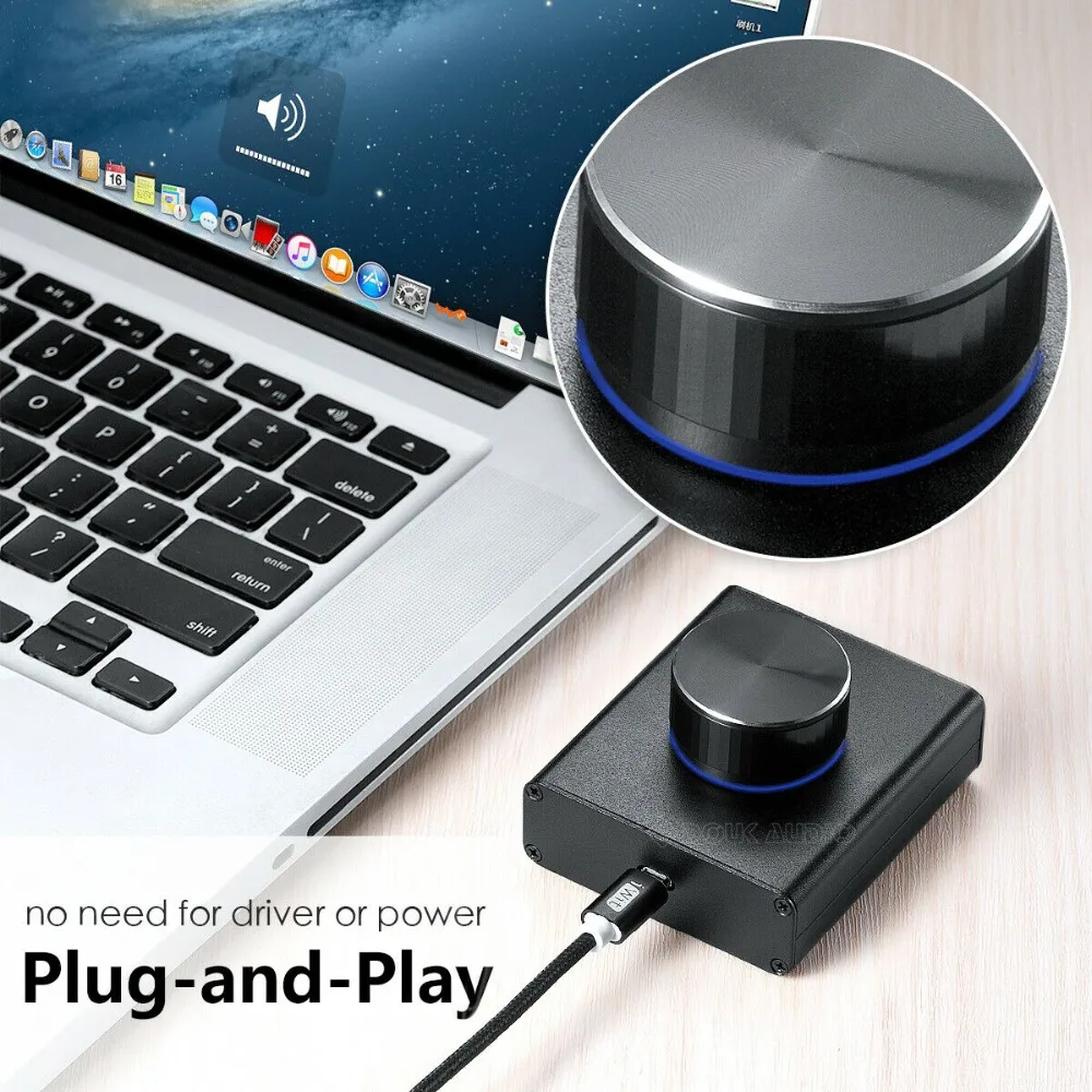 Douk аудио мини USB регулятор громкости Lossless VOL регулятор для планшетных ПК компьютер динамик аудио