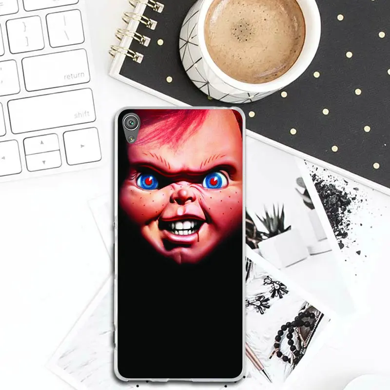 Chucky Horror Churse Of Childs Soft TPU Mobile Phone Case Cover for Sony Xperia Z Z1 Z2 Z3 Z5 M2 M4 XA E5 T3 Compact | Мобильные