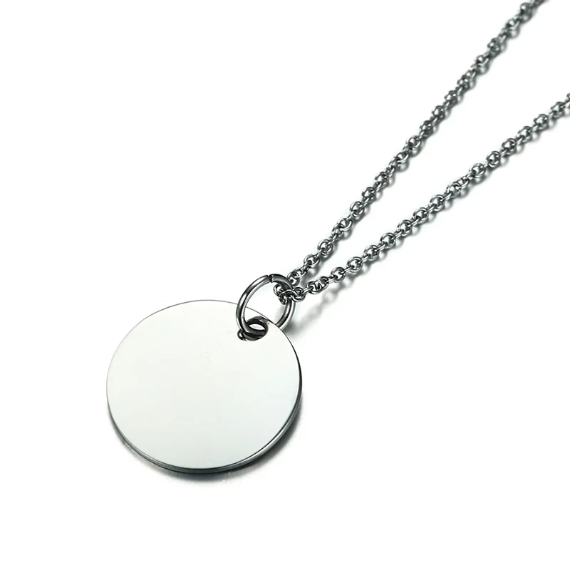 Ожерелье чокер женское из нержавеющей стали с гравировкой 3 цвета|Ожерелья