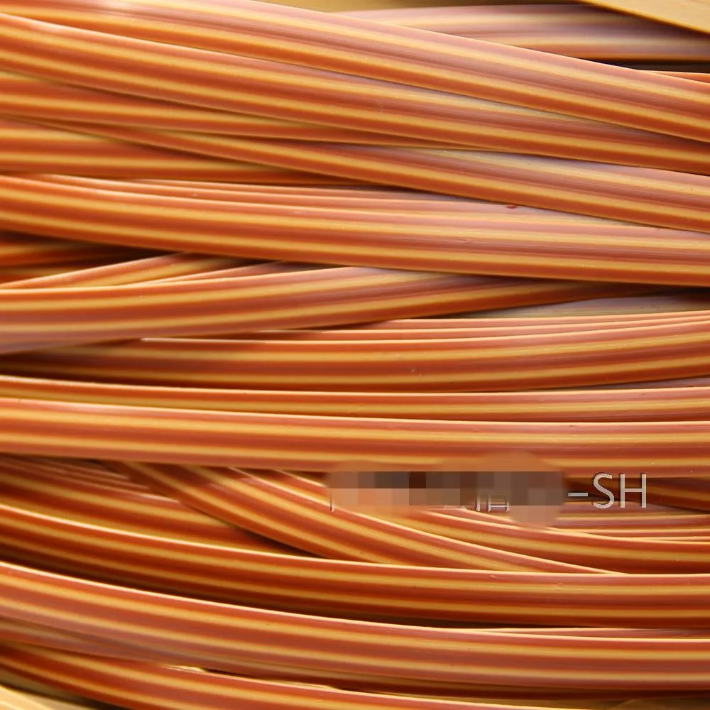 500G 70M yellow color gradient flat synthetic rattan weaving