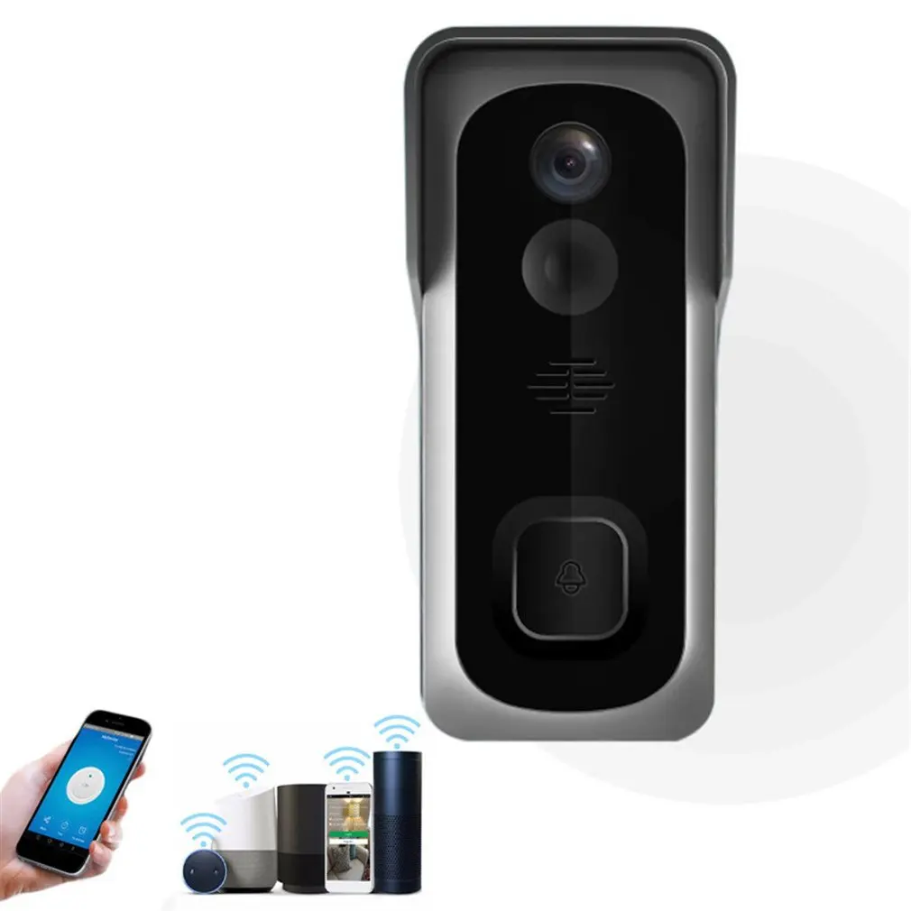

1080P Wireless WiFi Doorbell Freely Paste Video Doorbell Video Call Infrared 140 Super Wide Angle Low-power Doorbell