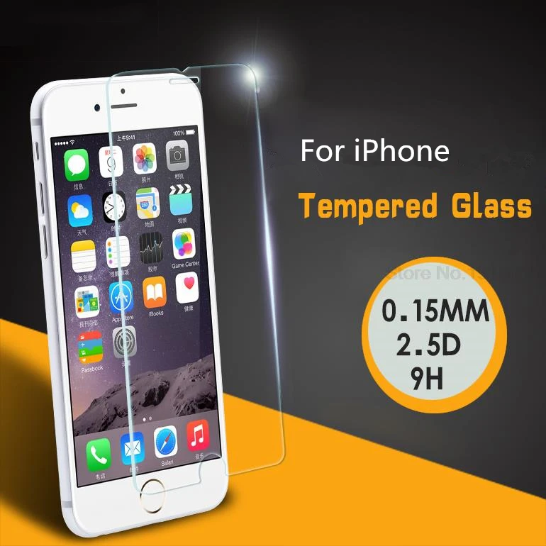 Ультратонкое закаленное стекло 0 15 мм 9H 2.5D защитная пленка для iPhone 11 Pro XS Max X XR 5 6 7 8