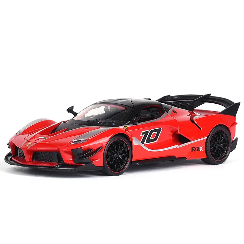 

TAKARA TOMY 1:24 Model Car Boy Sound Light Toy Car Children's Toy Gift Collection with Acousto-optic Return Force Ferrari FXXK