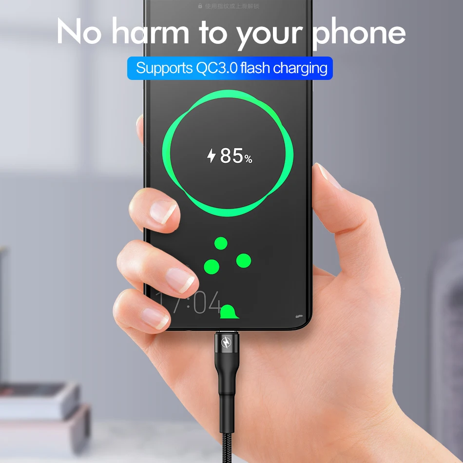 ROCK 60 Вт PD USB C к usb type C кабель для Macbook Xiaomi Redmi Note 8 Pro Quick Charge QC4.0 PD Быстрая зарядка кабель для зарядного устройства