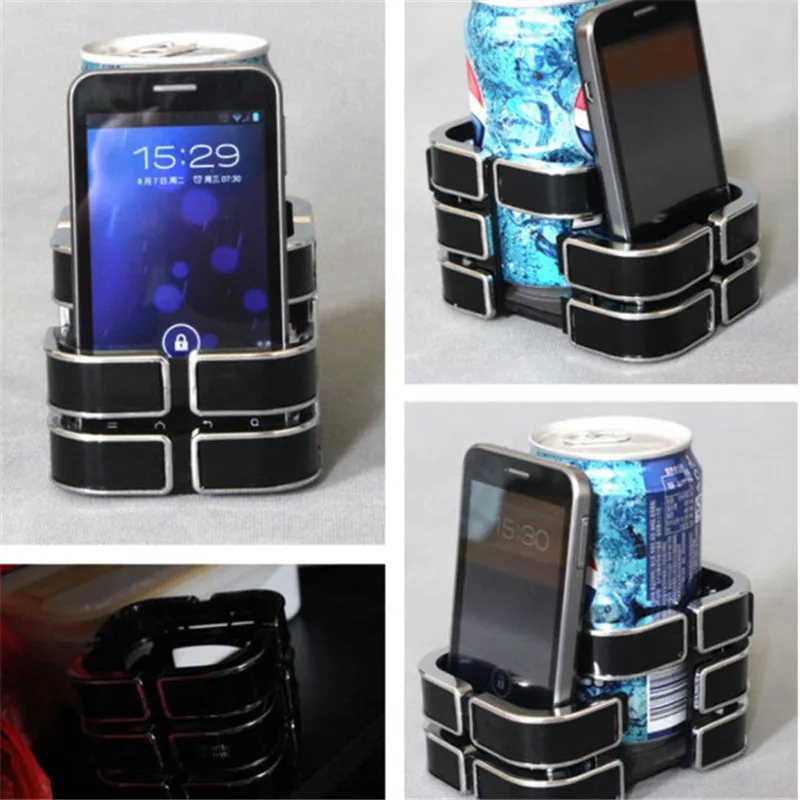 Зеркало заднего вида автомобиля многофункциональный мобильный телефон стойки