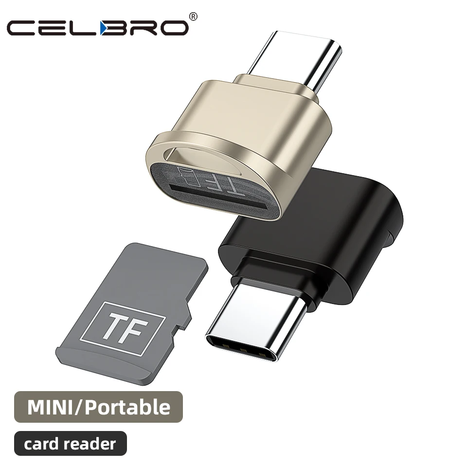Мини кардридер Usb 3 1 Type C SD TF карта 64 Гб 128 ГБ для Samsung Xiaomi Huawei планшетного компьютера