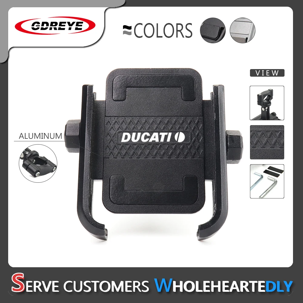 

For DUCATI monster 696 796 795 M1100 15-17 MULTISTRADA 950 1200S ENDURO 15-17 Stand Holder Phone Mobile Phone GPS Plate Bracket