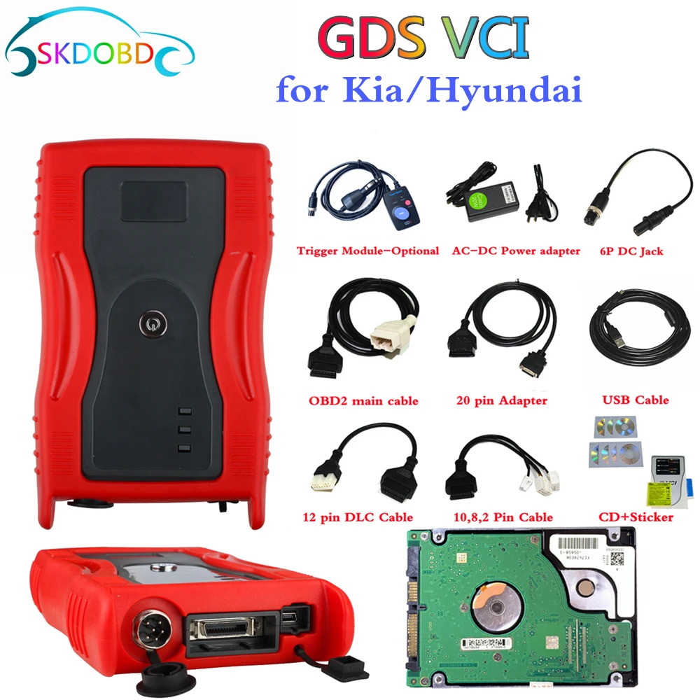 Новейший диагностический инструмент VCI GDS OBD2 диагностика интерфейса