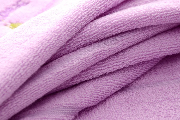 1 шт. вышитое Лавандовое 100% Хлопковое полотенце полотенца для лица и рук ванной