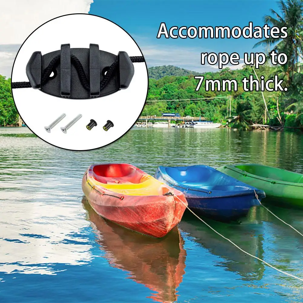 Kayaks Zig Cleat Нескользящая тележка для каноэ якоря комплект Каяка лодки Аксессуары