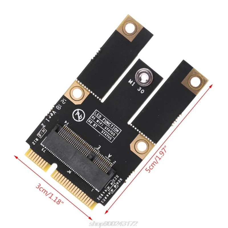 

New M.2 Key A to Mini Adapter Express Wireless Wifi Card Adapter A06 21 Dropship