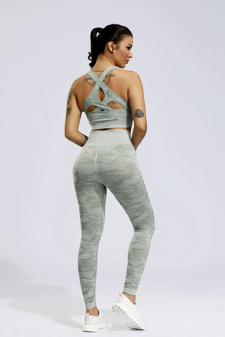 Женские спортивные костюмы из 2 предметов комплекты для йоги тренажерный зал