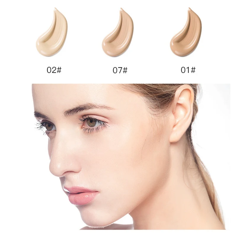 24 каратная Золотая жидкая косметика/основа Увлажняющая оболочка пятна ровный