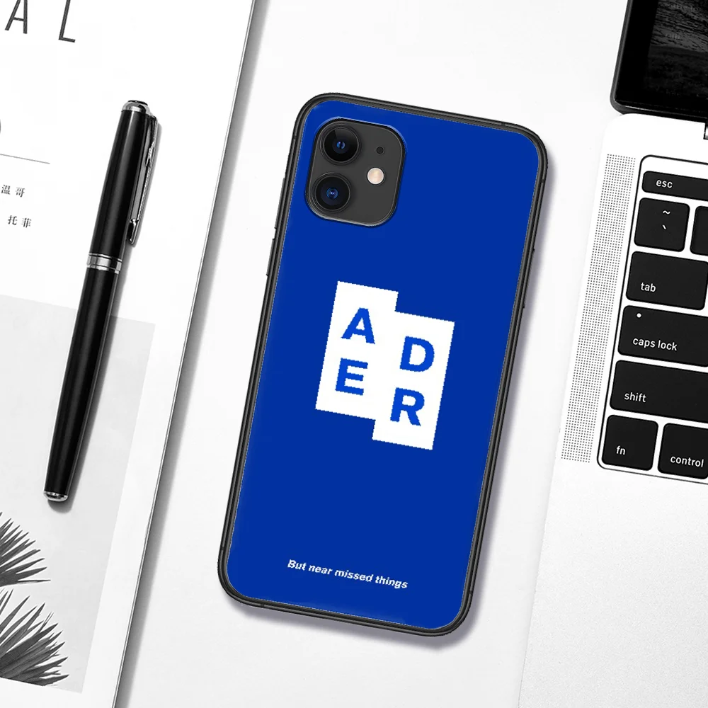 

ADER error Phone Case For Iphone 5 5S SE 2020 6 6S 7 8 Plus 11 12 Mini X XS XR Pro Max black Shell Painting Cell Pretty Coque