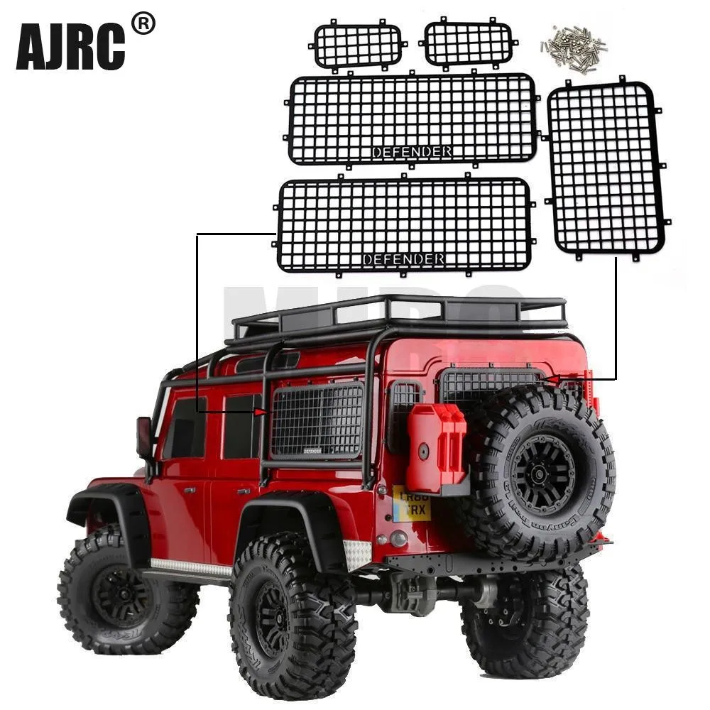 ajrc traxxas trx4 defender 82056 4 металлическая сетчат