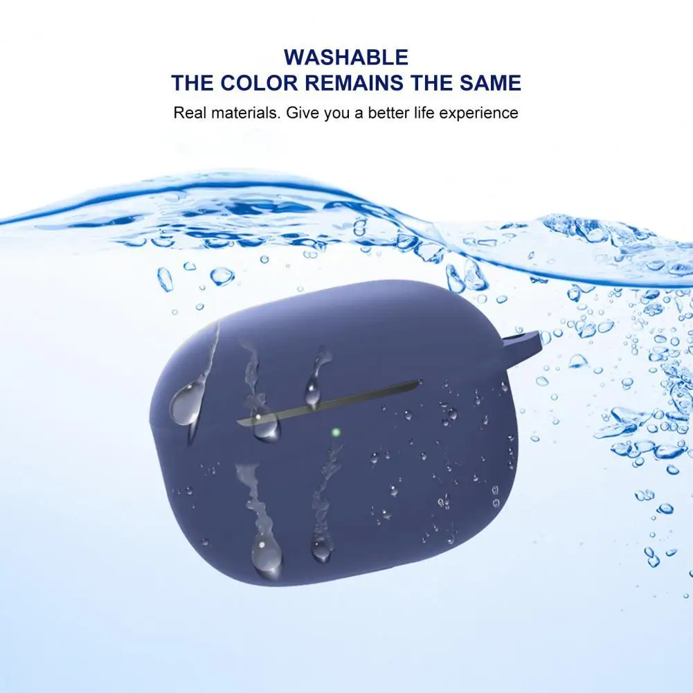 

Silicone Earphone Case Protective Wear-resistant Dust-proof With Hook for Xiaomi FlipBuds Pro Shell Accessories Cover