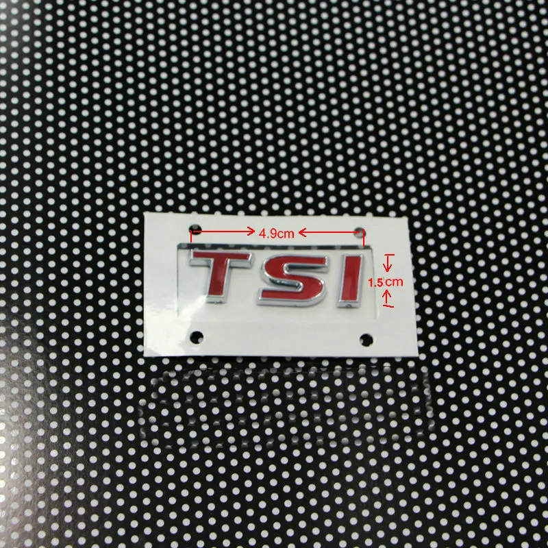 TSI GOLF POLO BORA JETTAa PASSAT TIGUAN TOURAN CC TSI 1,4 1,6 230 300 330 380 ABS гальванические задние автомобильные Логотипы знак - Цвет: TSI