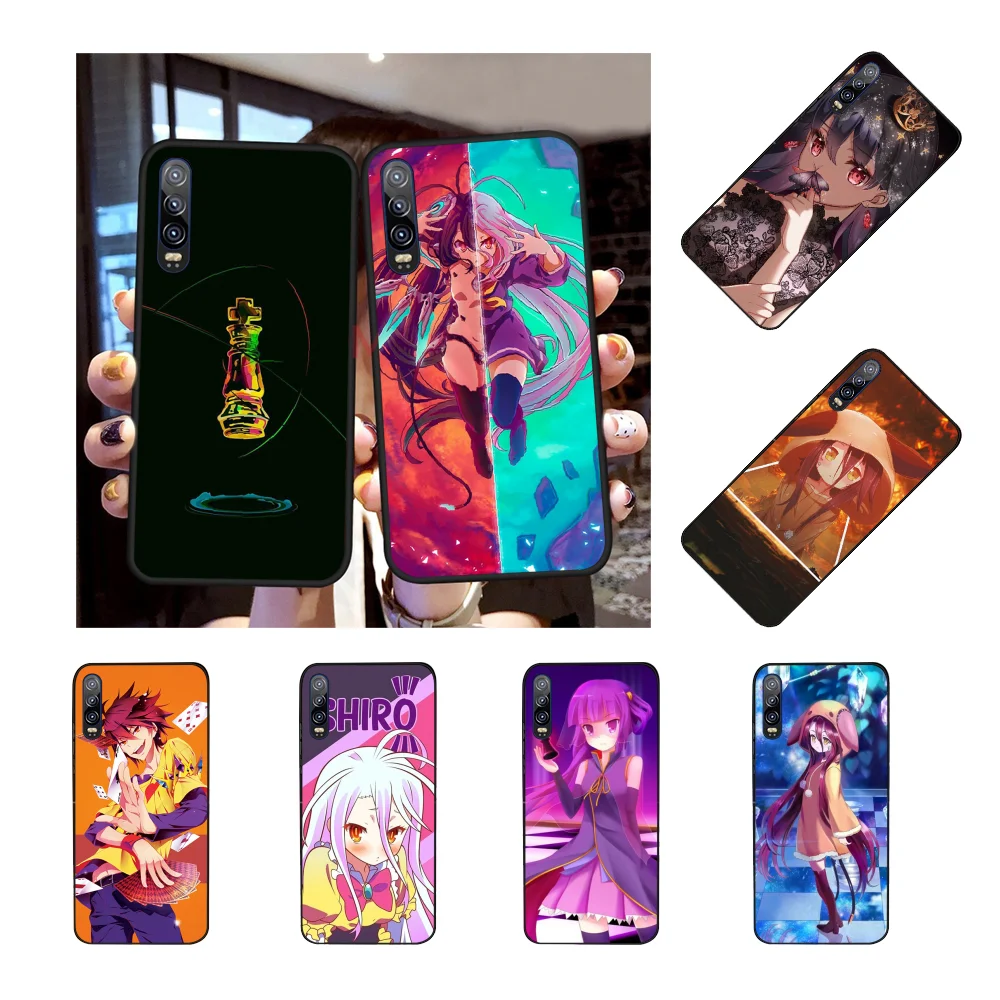 NBDRUICAI милый чехол для телефона с Аниме игра без жизни Bling Huawei Honor 20 10 9 8 8x 8c 9x 7c 7a Lite