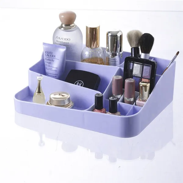 Makeup Organizer C MSJO органайзер для макияжа ящик для хранения пластиковый ящик для рабочего стола/ванной комнаты/офиса макияж кисти ювелирные изделия Организация хранения коробки - Цвет: Makeup Organizer C