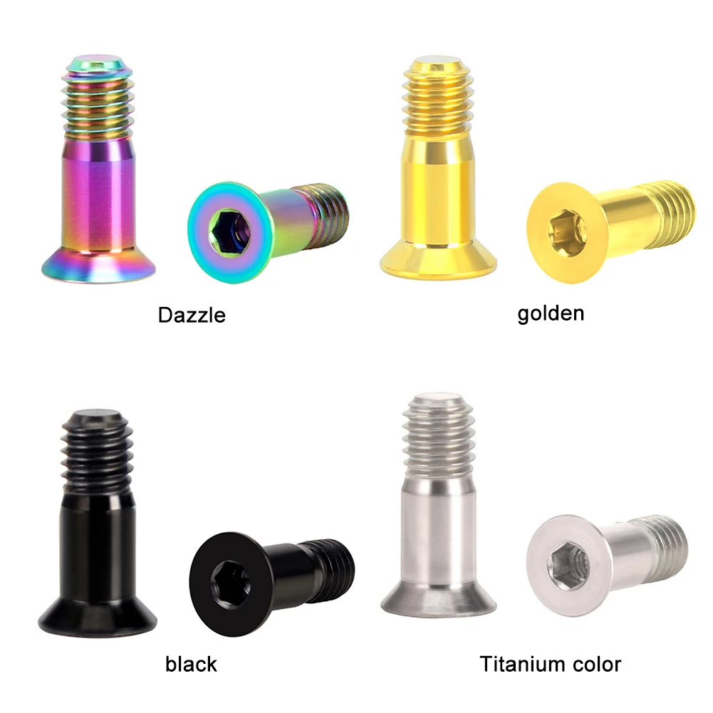 2 шт. шестигранный головы Ti сплав велосипед задний переключатель опорное колесо