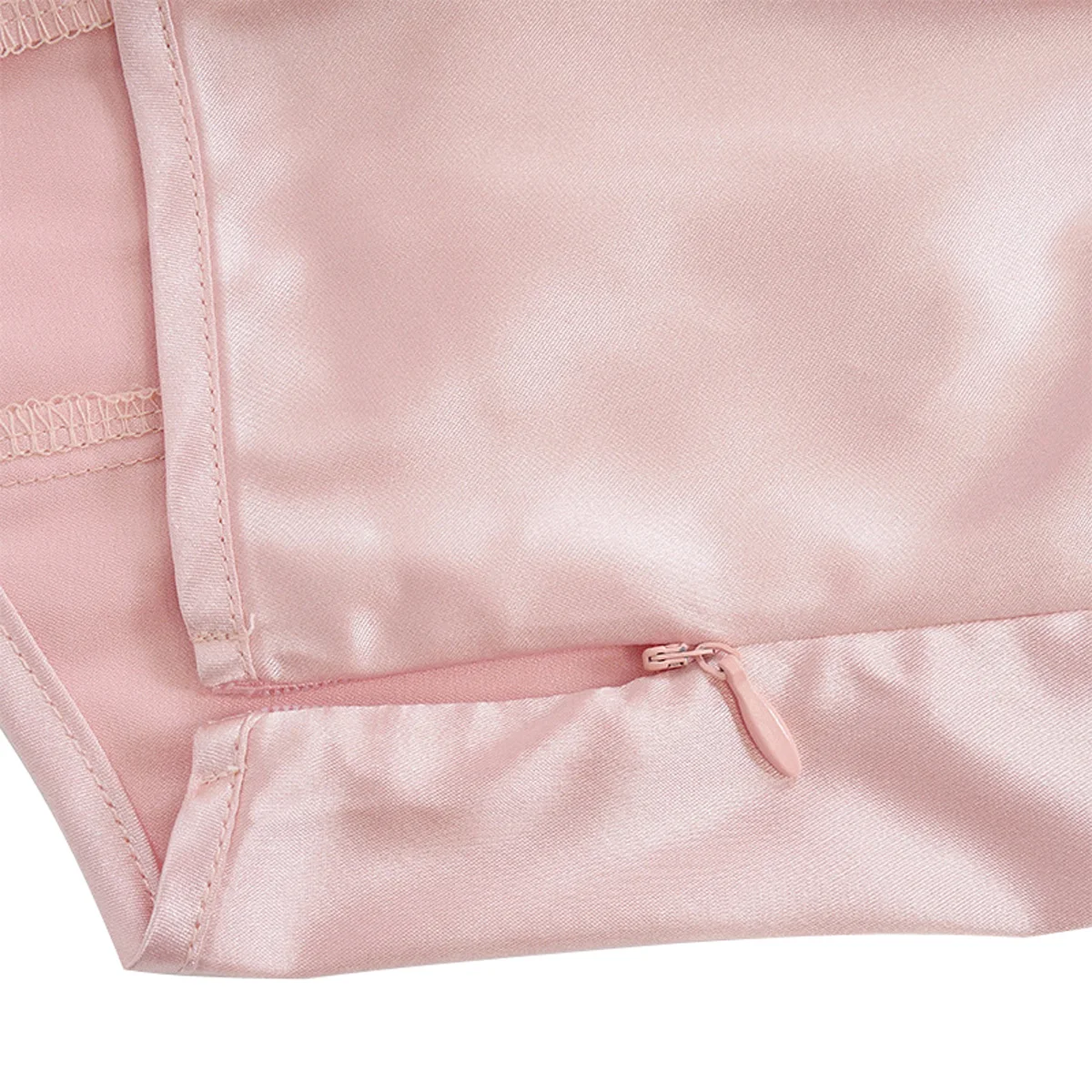 

Fashion Lady Sexy Slim Satin Top Women Summer Square Collar Top Solid Puff Sleeve Backless Crop tops High street Female Clothes