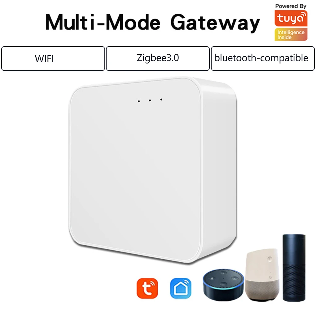 

Tuya Gateway ZigBee WIFI Bluetooth Mesh Gateway Hub Smart Home Control For Tuya Smart Life Alexa Google Home Intelligent