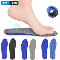 1pair sports elastic cotton insoles sweat absorbent shock absorption running insoles anti slip cushioning massage insole pads