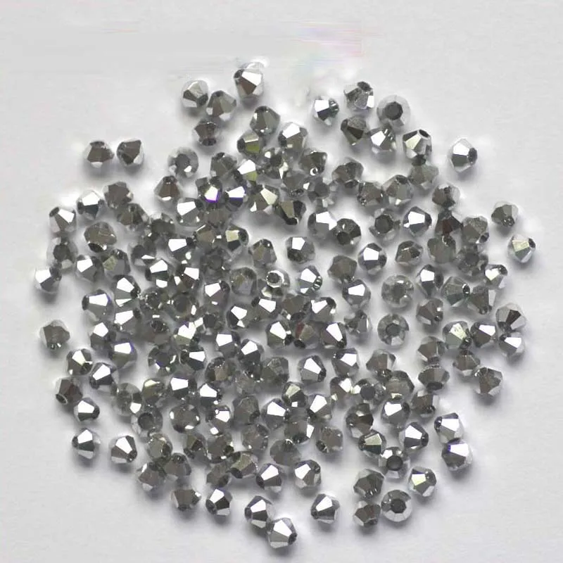 

Бусины-разделители из австрийского стекла, серебристые, 200, 3 мм, 5301 шт.