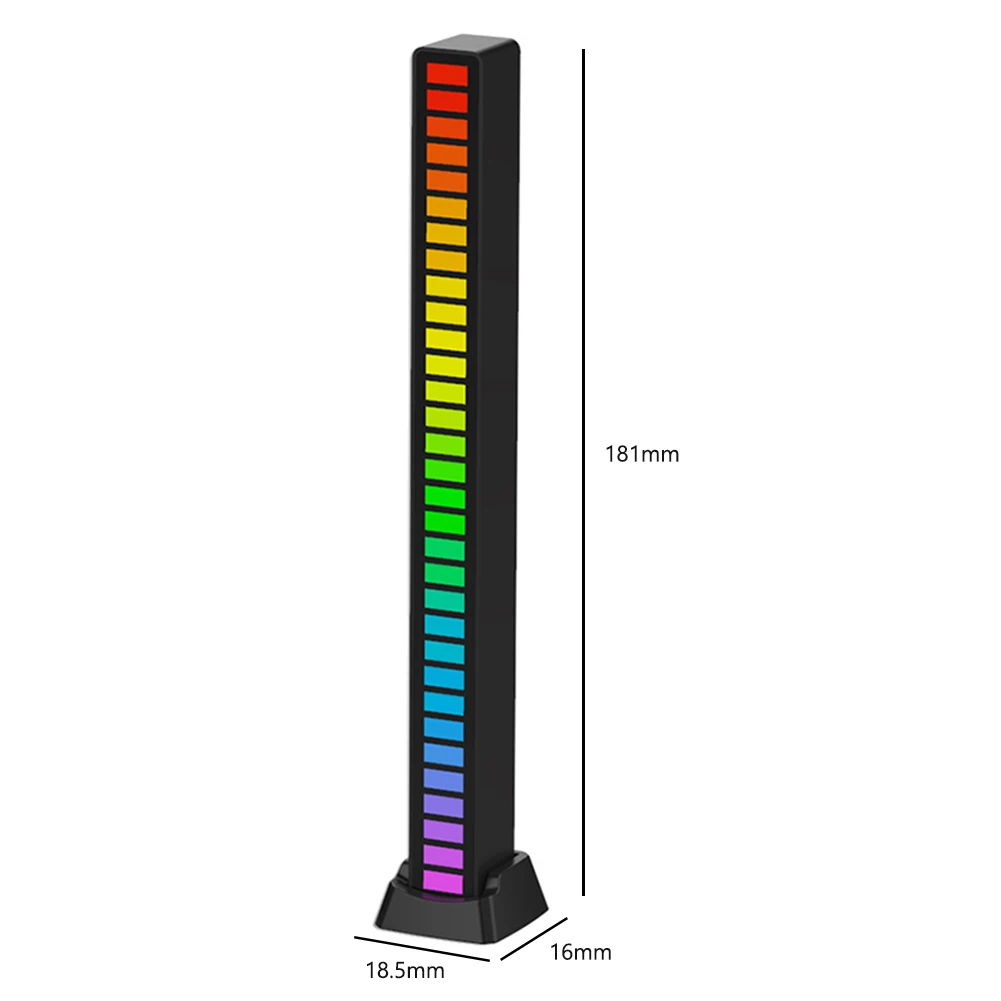 RGB-лампа светодиодсветодиодный с активацией музыки USB-зарядкой | Компьютеры и