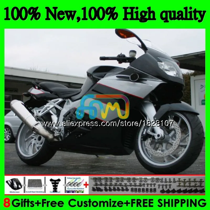 

Body For NEW K1200 K 1200 S K1200S 05 06 07 08 09 10 69BS.40 K-1200S Grey black K 1200S 2005 2006 2007 2008 2009 2010 Fairing