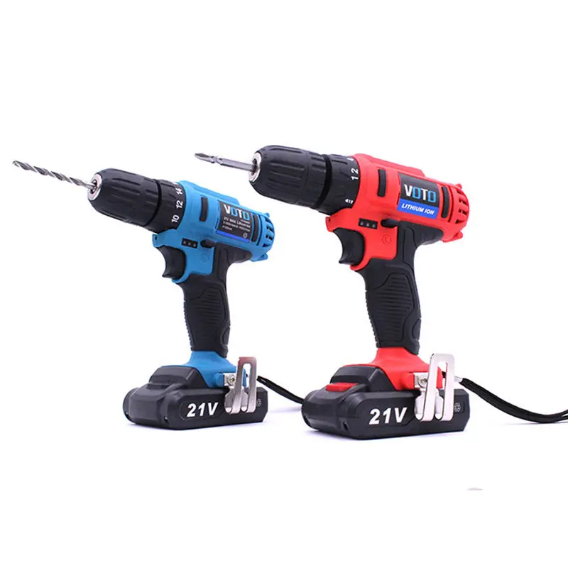 Электрическая шуруповерт аккумуляторная дрель ударная силовой драйвер для