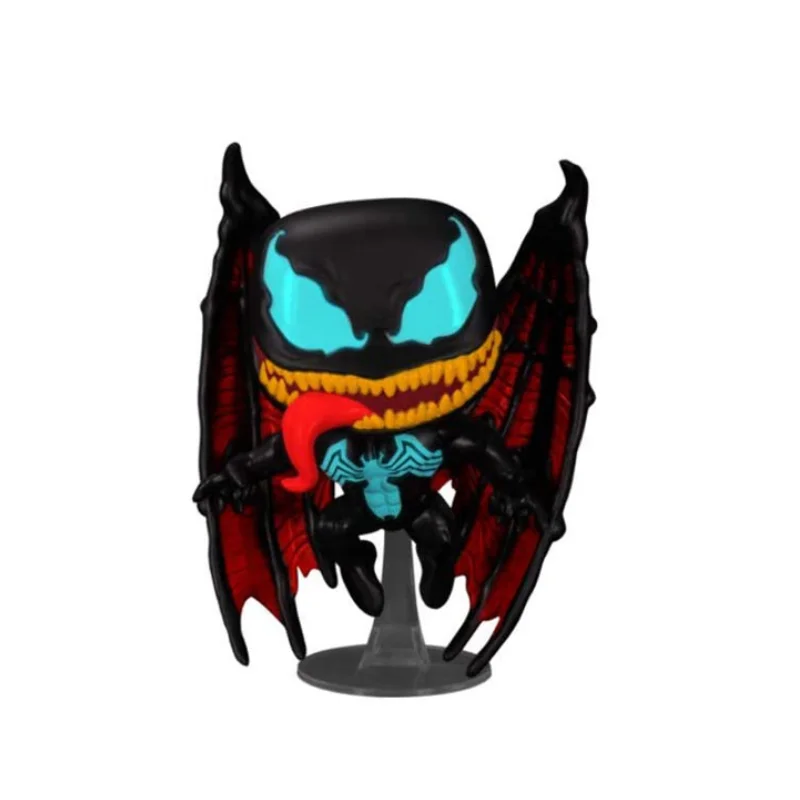 Figura de vinilo luminoso de juego con alas, juguete de colecci&oacute;n de 10cm, color negro claro, #749, 678-2