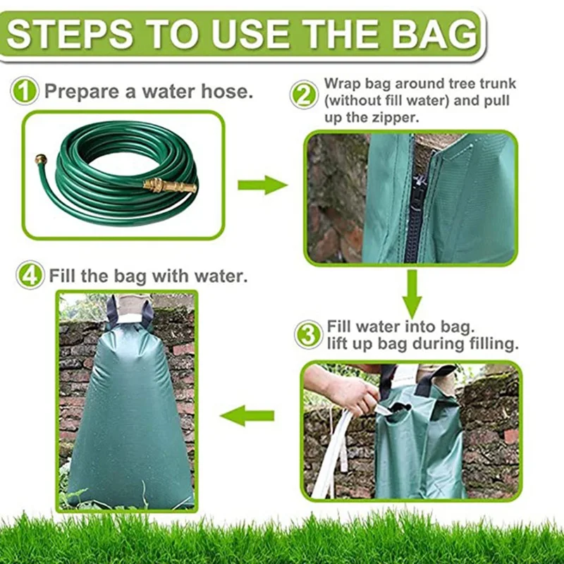 

20 Gallon Garden Tree Watering Bag Reusable Heavy-Duty Slow Release Tree Watering Bag Advanced Pe Tree Drip Irrigation Bag