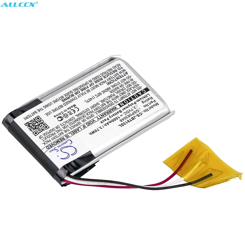 Аккумулятор Cameron Sino GSP083048 1000 мАч для JBL 6132A JBLTRIP Trip|Цифровые аккумуляторы| |