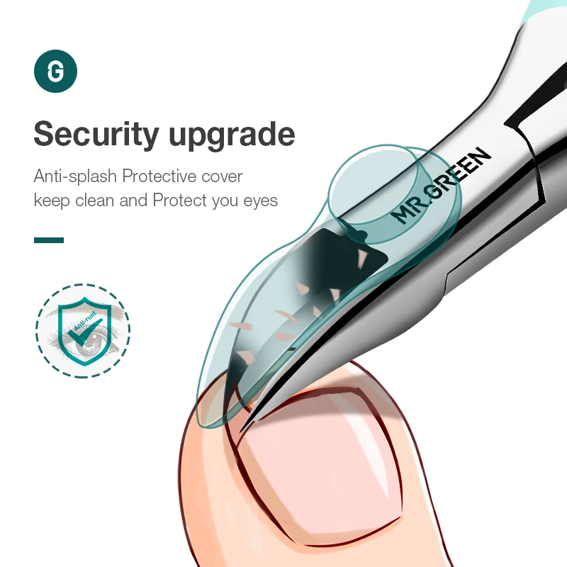 Кусачки MR.GREEN для ногтей профессиональный инструмент педикюра кусачки против