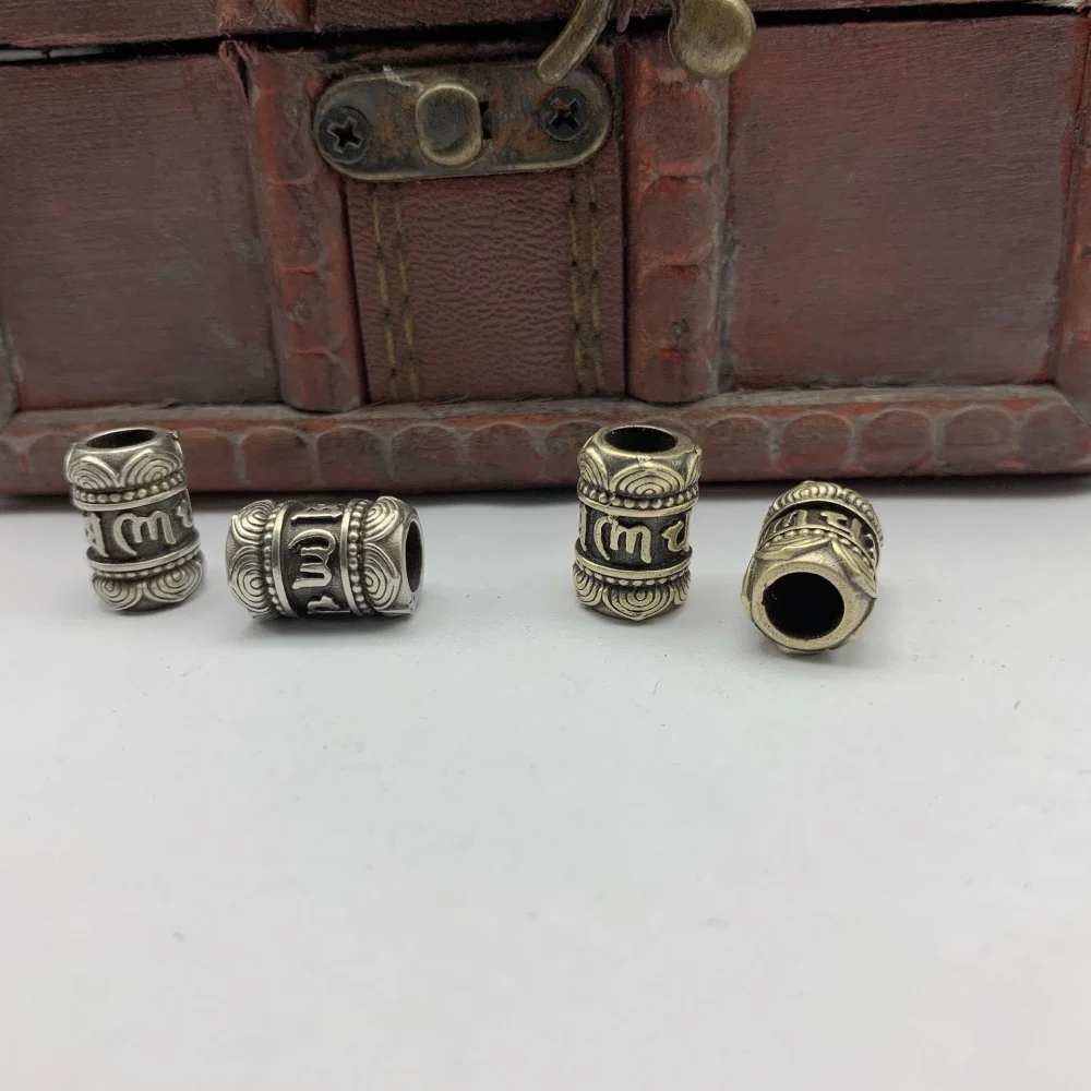 Санскрит разделительные бусины Паракорд бусы на шнурок латунные подвески EDC