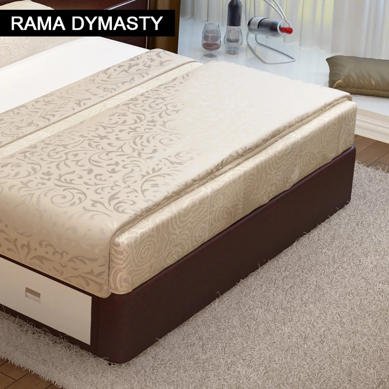 Мягкая кожаная кровать RAMA DYMASTY современный дизайн модная размер king/queen мебель для