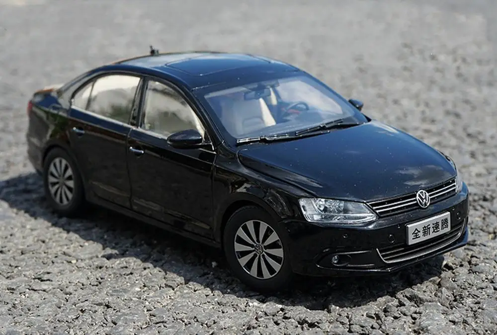 

1/18 масштаб VW Volkswagen SAGITAR 2012, черная литая модель автомобиля, коллекция игрушек