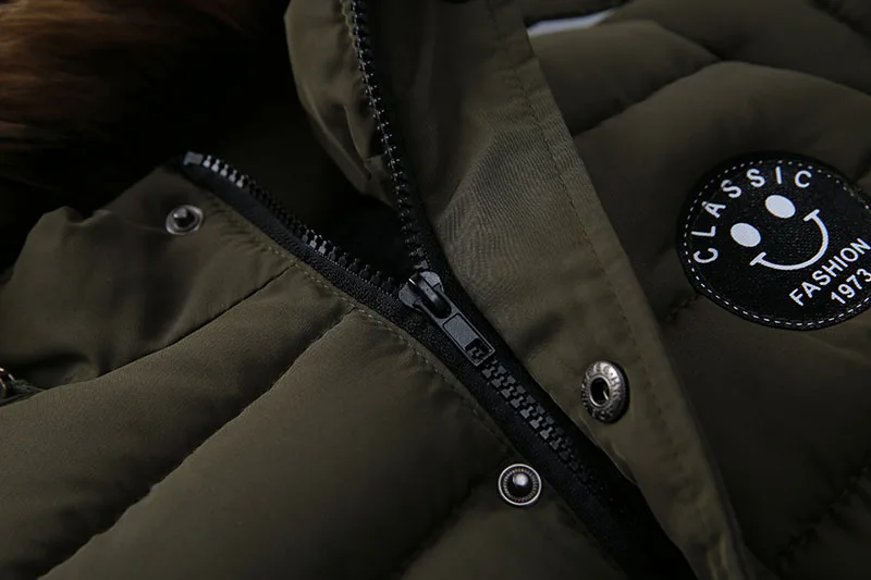 Куртки для мальчиков Теплые повседневные зимние пальто маленьких теплая детская