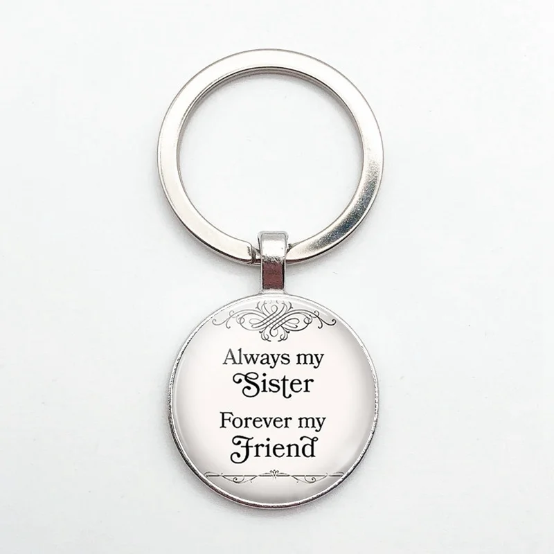 

2020 New ''Best Friends Are The Sisters We Choose'' Friendship Keychain Car Key Holder Best Friends Key Chain