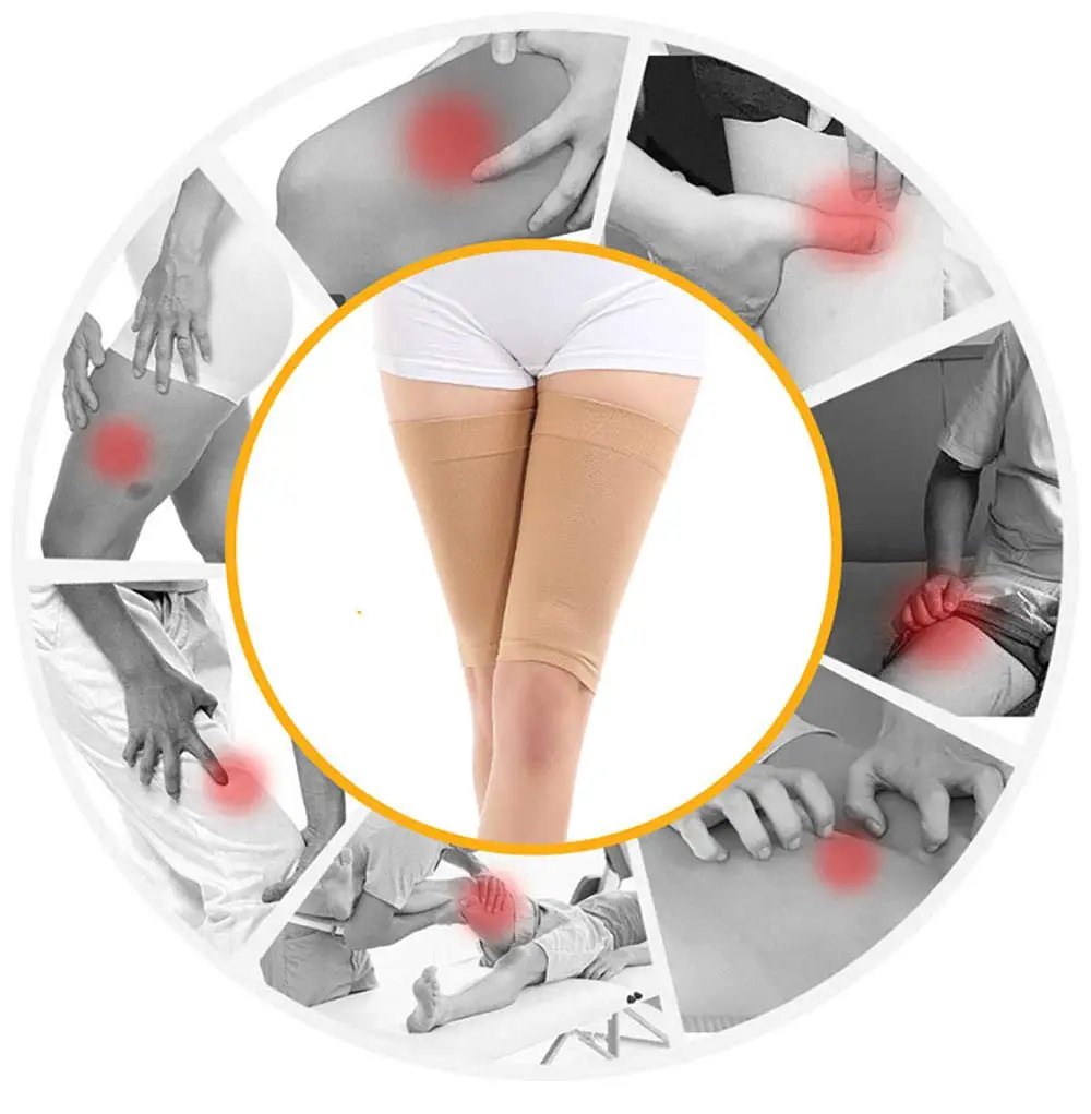 

Compression Sleeve Thigh Shaper Slimming Thigh Leg Shaper Wrap for Women (1pair)