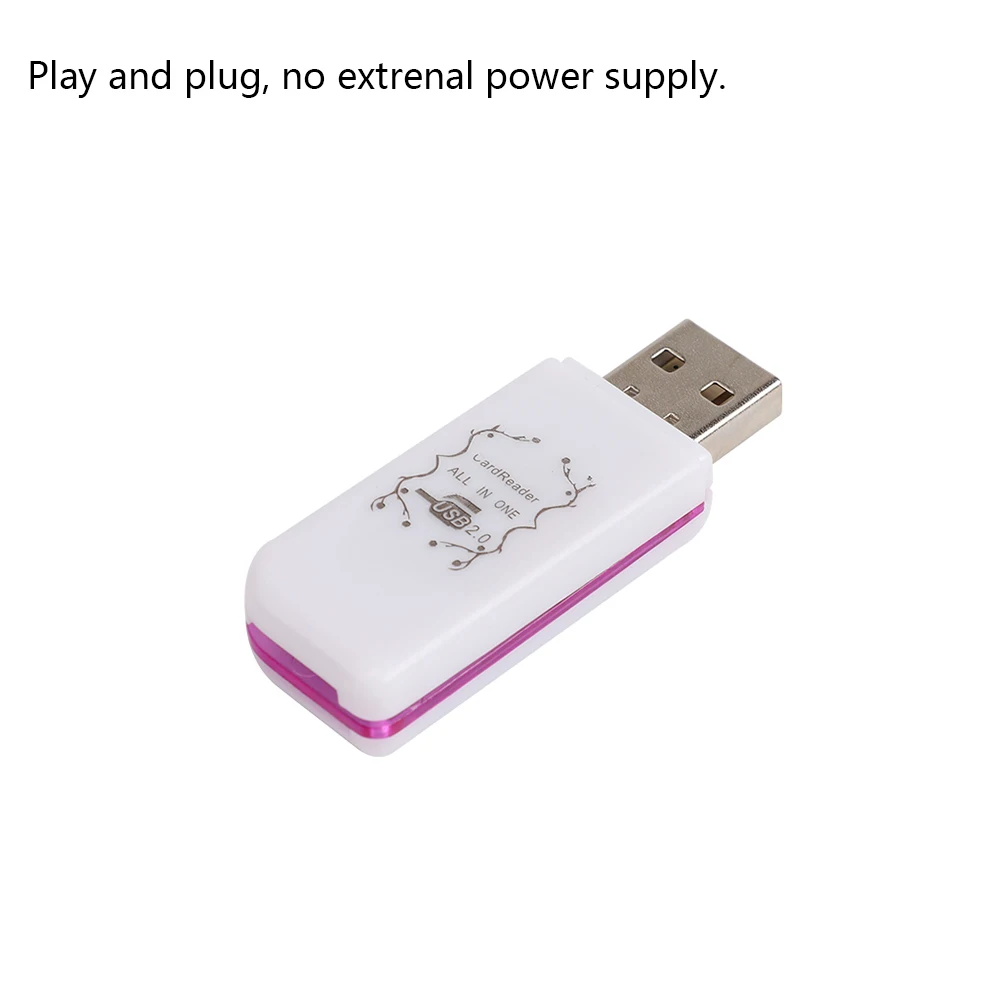 Кардридер 4 в 1 USB 2 0 для TF/MMC/MS/M2|Компьютерные кабели и разъемы| |