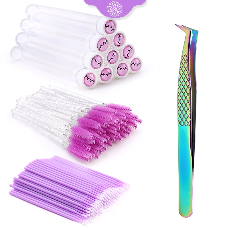 

Набор для наращивания ресниц, многоразовые щипцы для бровей, средство для снятия ресниц, Косметика для макияжа