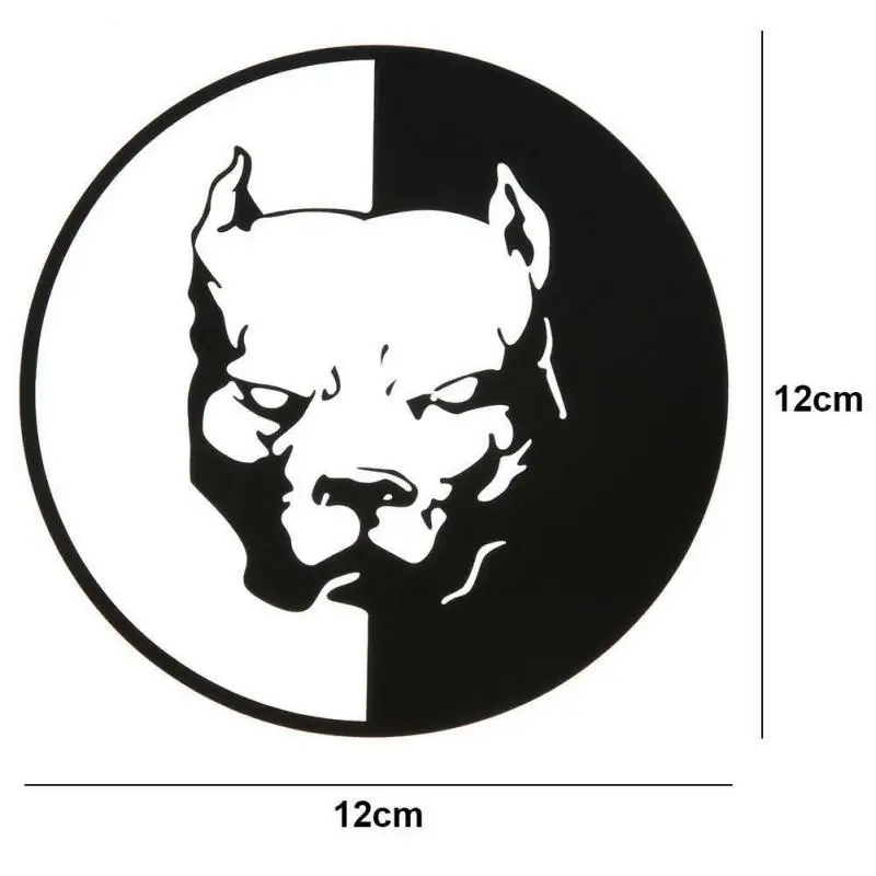 

Waterproof Pitbull Dog Bulldog Terrier Dog Head Car Auto Vinyl Decal Sticker Auto Styling Car Wall Sticker