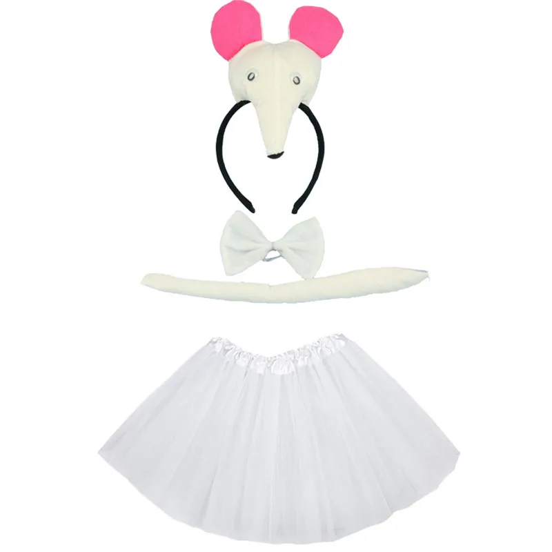 Детская одежда для мальчиков и девочек Крыса костюм с нашивкой в виде мышки