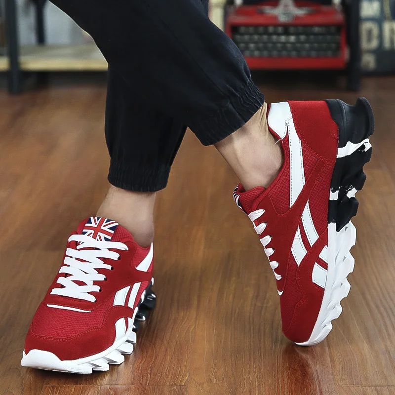 

New Artificial Leather Men Causal Shoes Male Spring Men Casual Light Shoes Sneakers Lac-up Flats Breathable Outdoors Flat Shoes