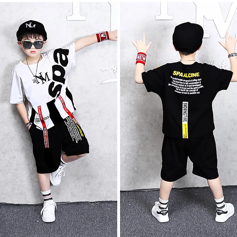 Костюм детский спортивный из двух предметов повседневный свободный комплект