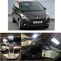 led interior car lights for peugeot 5008 0u 0e minivan 5008 mk2 minivan car accessories lamp bulb error free