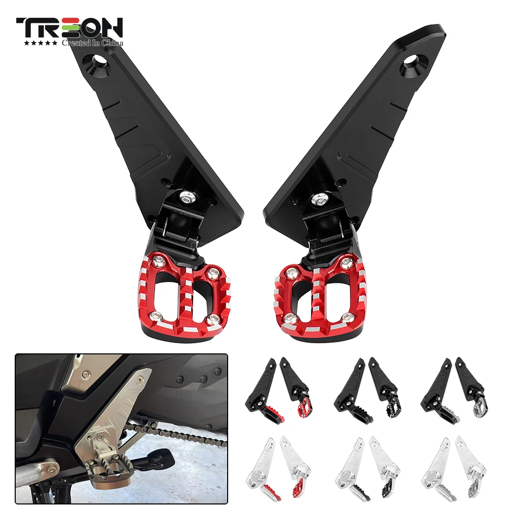 

For HONDA XADV 750 2021 X-ADV XADV X ADV 750 XADV750 motorcycle accessories Folding Rear Foot Pegs Footrest Passenger