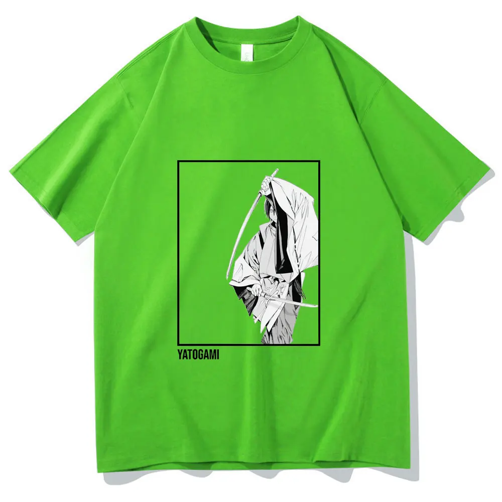 

2021 New Cosplay Yato Pattern Print Tshirt Anime Noragami T Shirt Japan Manga Men Women Cool Personality Couples Tee Streetwear